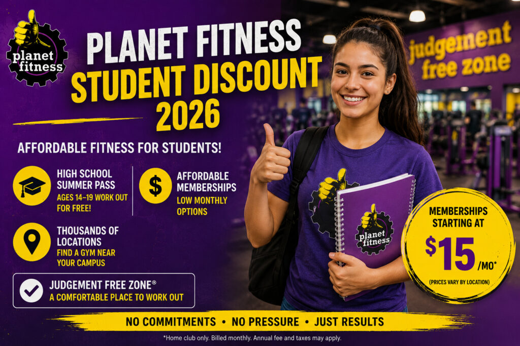 Planet Fitness Student Discount